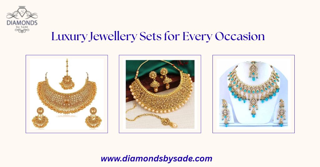 Elegant jewellery sets with stunning designs for women
