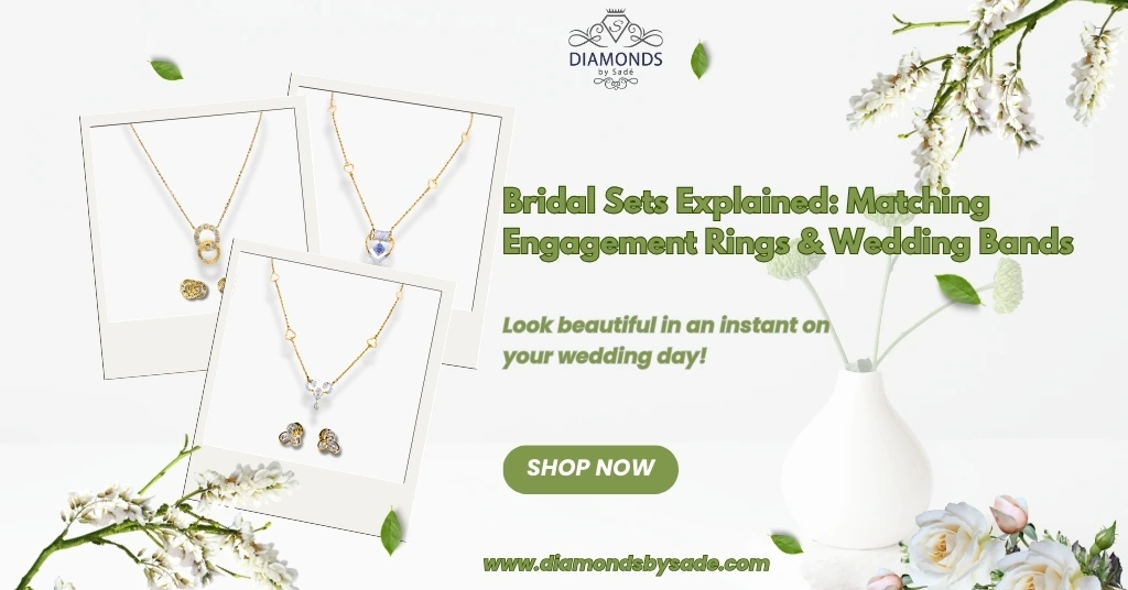 Bridal sets pair matching engagement and wedding rings, offering a seamless design, perfect fit, and timeless elegance for your big day.