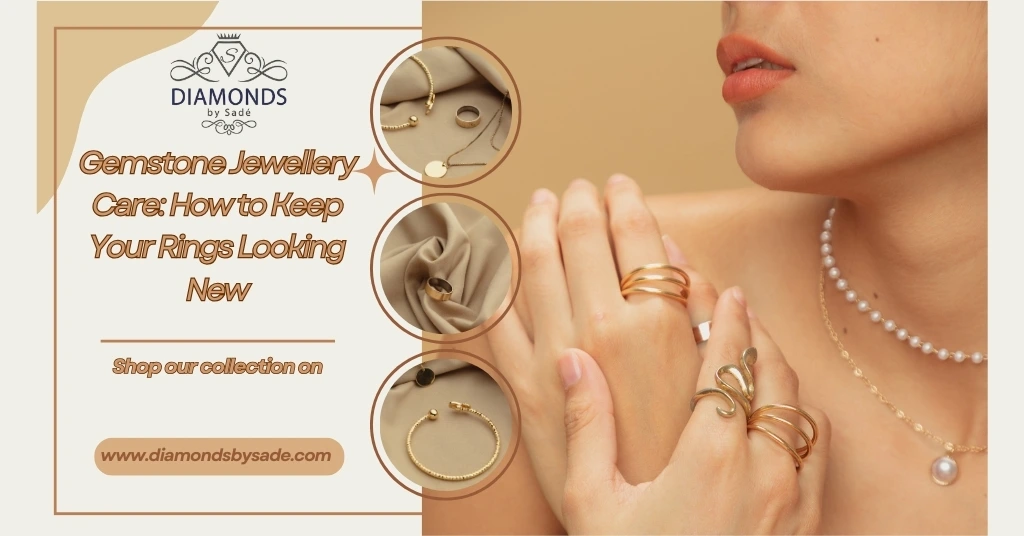 Care for gemstone jewellery by cleaning gently, storing separately, and avoiding harsh chemicals to maintain brilliance.