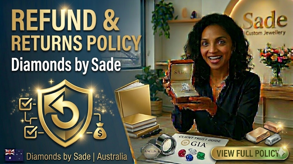 Refund & Returns Policy | Diamonds by Sade Australia