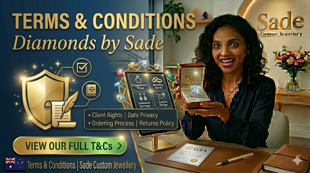 Terms & Conditions | Diamonds by Sade Australia