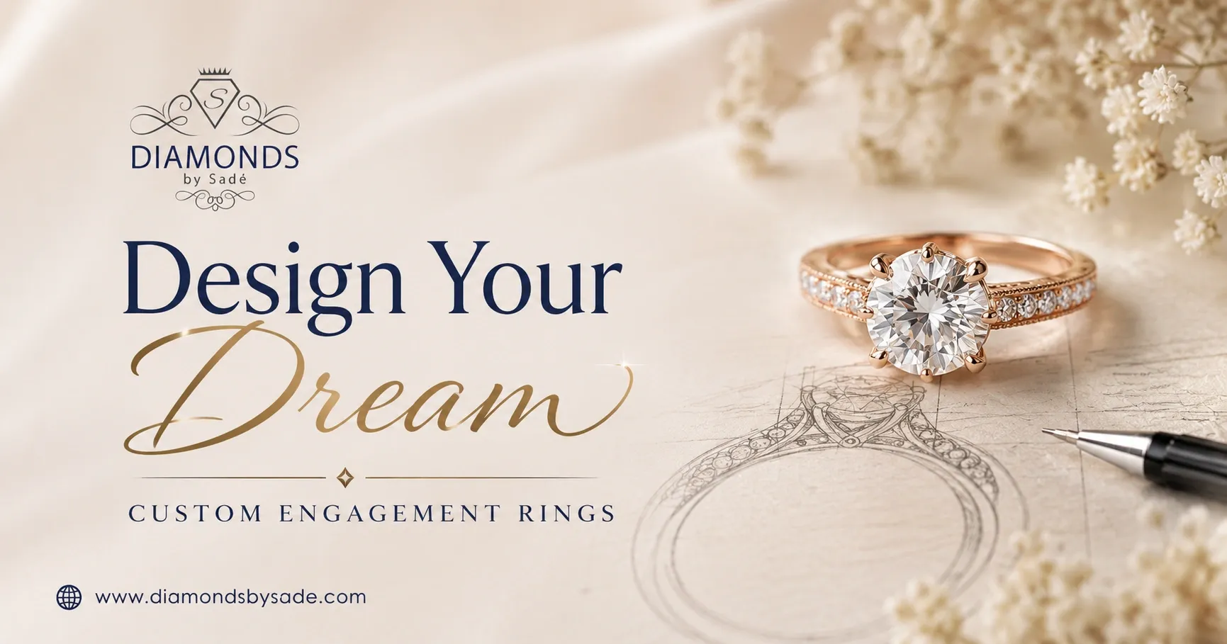 Discover custom engagement rings crafted to reflect your unique love story with exceptional beauty, timeless elegance, and personal style.