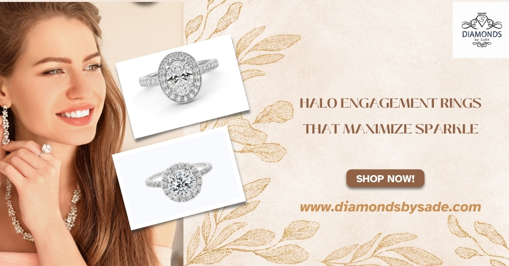Discover halo engagement rings that maximize sparkle with dazzling center stones, brilliant halo settings, and timeless elegance for every proposal.